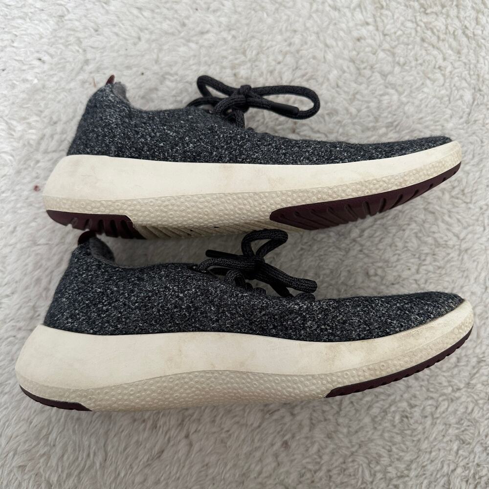 allbirds Charcoal Wool Runner Sneakers with Cream Sole - Picture 9 of 11